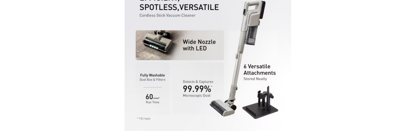 Panasonic Cordless Stick Vacuum Cleaner MC-SBR40